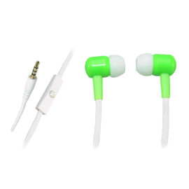 Sandberg Fülhallgató - Speak n Go (zöld-fehér; mikrofon; 3.5mm jack; válasz gomb; 1,2m kábel)