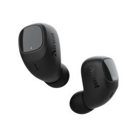 Trust Füllhallgató Vezeték nélküli - Nika Compact Bluetooth (fekete; BT5.0; vezérlőgombok; akku; mikrofon)