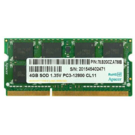 Apacer 4GB DDR3 DIMM 1600Mhz/CL11/(512x8) Desktop memória
