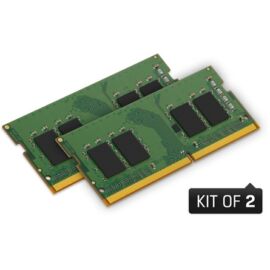 Kingston 8GB 1333MHz DDR3 - SODIMM memória Non-ECC CL9 Kit of 2 SR x8