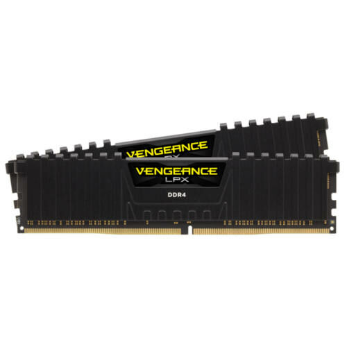Corsair Vengeance LPX 16GB 3600MHz DDR4 memória CL18 Kit of 2 XMP 2.0 fekete